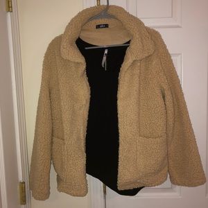 Lightweight teddy jacket